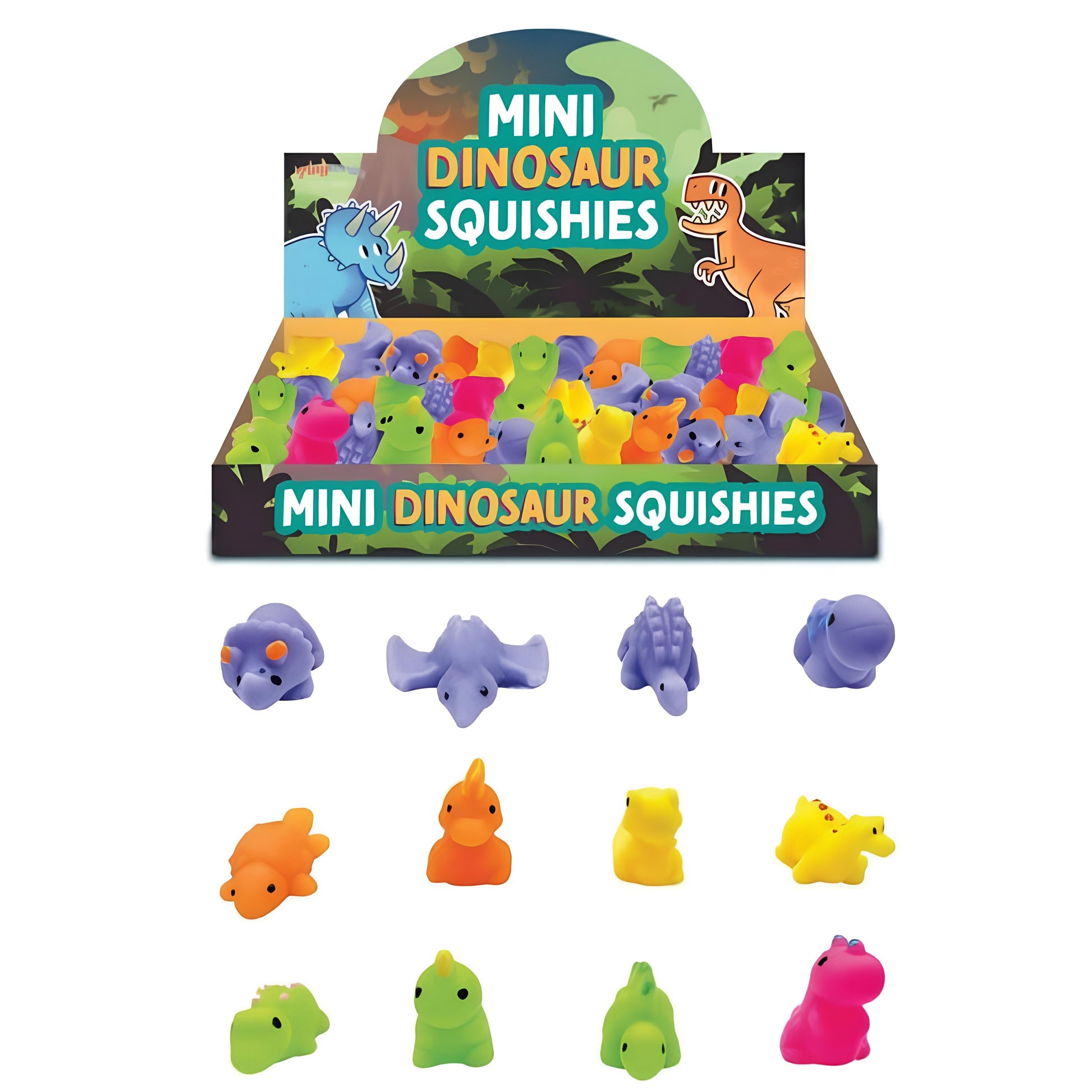 Mini Dinosaur Squishies 5.5cm - PoundToys