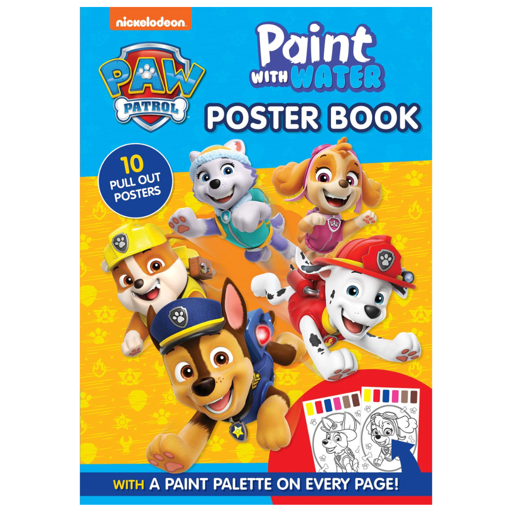 Paw Patrol Paint With Water Book - PoundToys