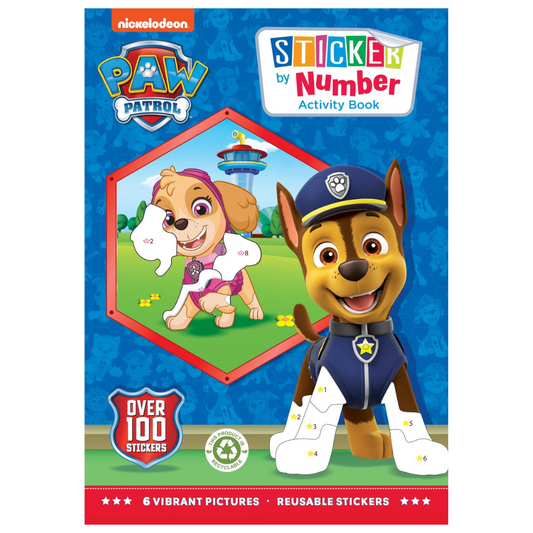 Paw Patrol Sticker By Number Book - PoundToys