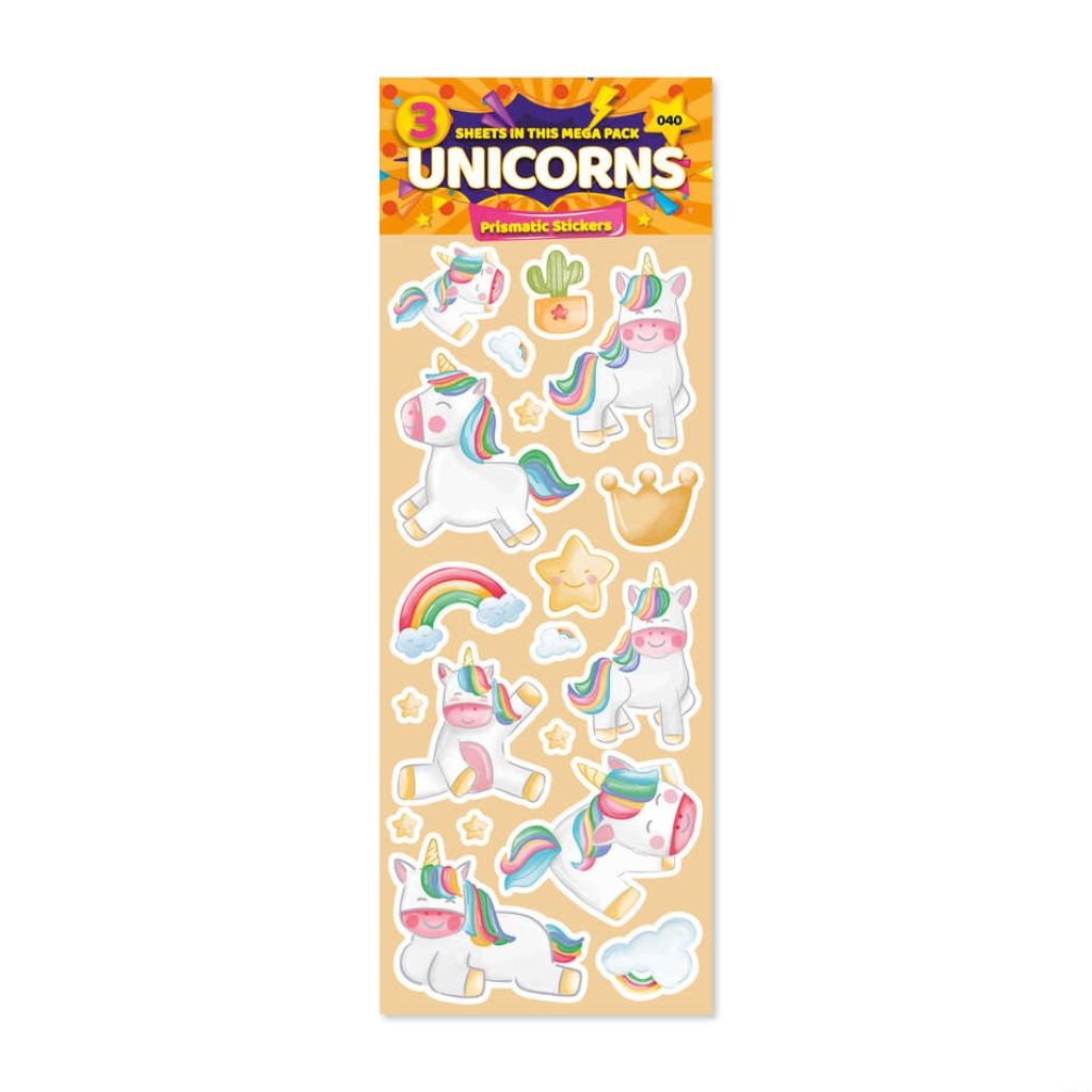 Sticker Sheets Prismatic 3 Pack - PoundToys