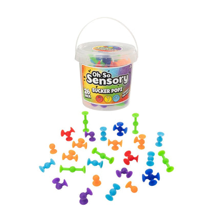 Sucker Popz 26 Piece Tub - PoundToys