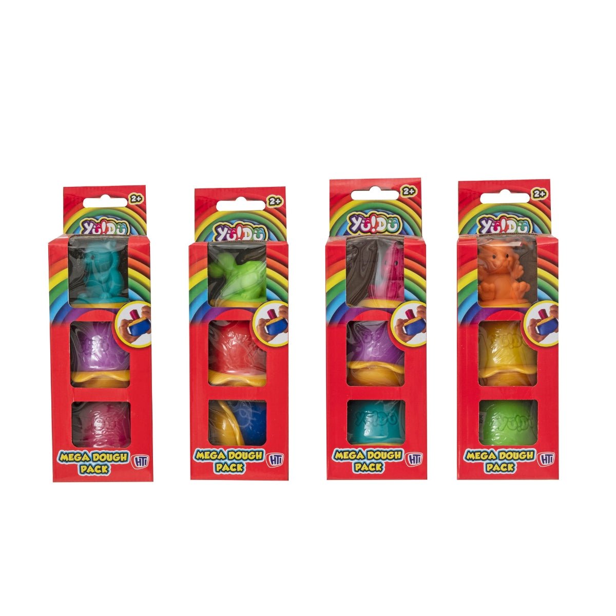 YuDu Mega Dough Pack 2pk 20Oz. Inc Character - PoundToys