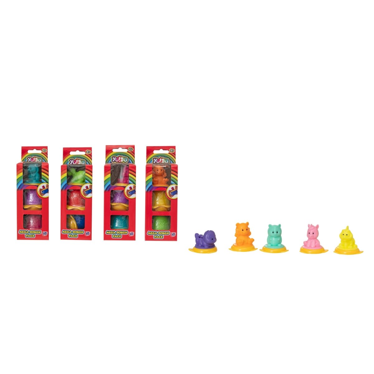 YuDu Mega Dough Pack 2pk 20Oz. Inc Character - PoundToys