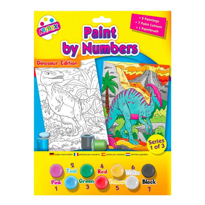 10 Piece Paint By Numbers Kit (3 Designs) - PoundToys