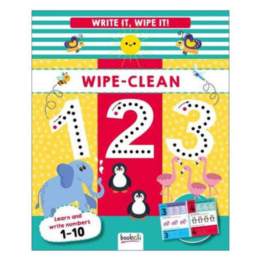 123 Wipe Clean Book - PoundToys