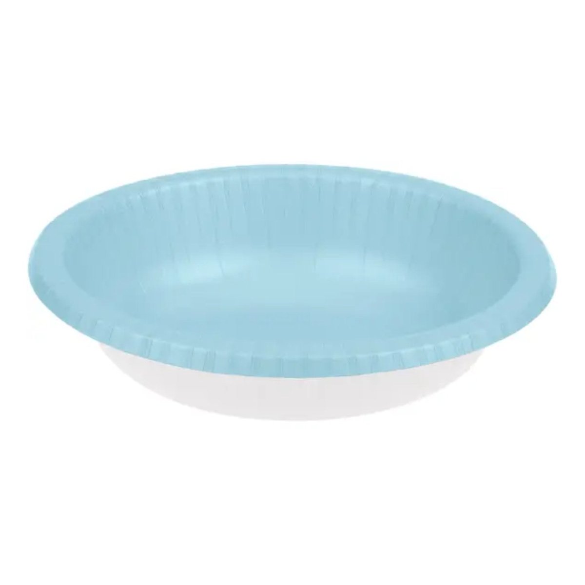 16 Pack Baby Blue Party Bowls - PoundToys