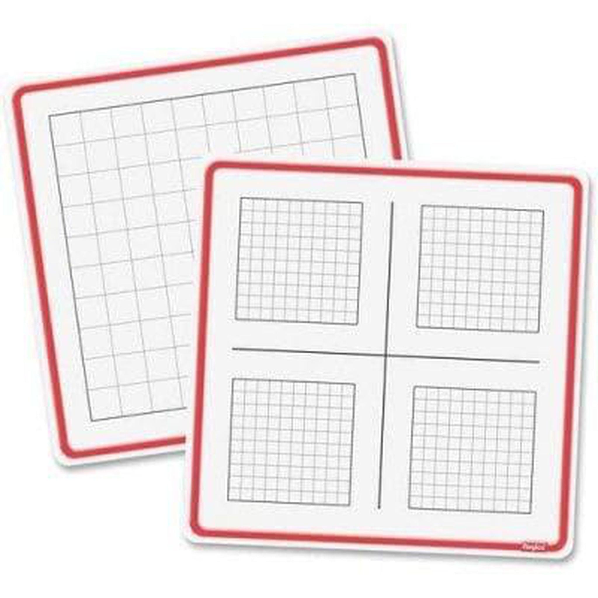 24 Pack Of Count To 100 Dry Erase Boards - PoundToys