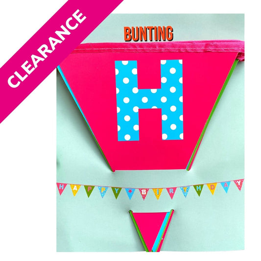 3 Metres Happy Birthday Bunting - PoundToys