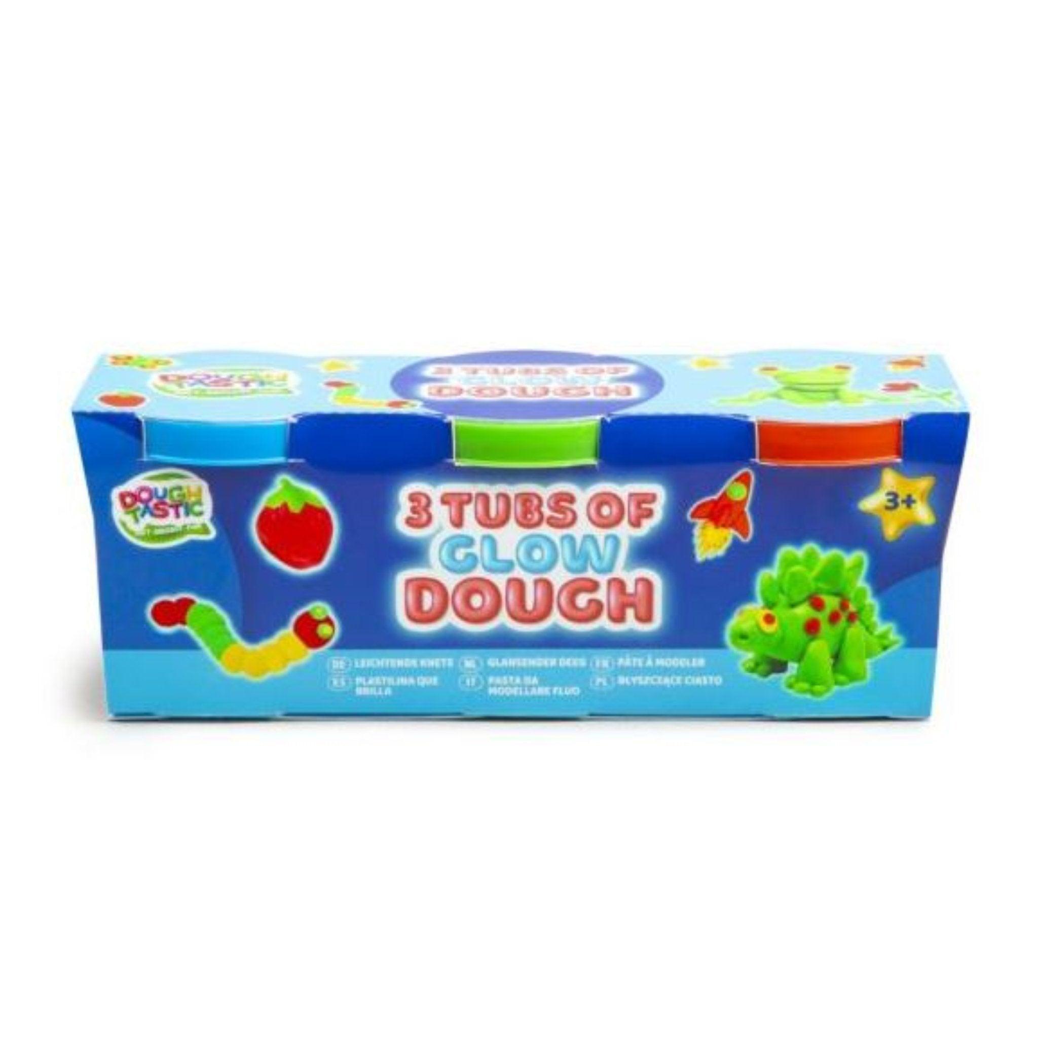 3 Pack Glow in The Dark Dough (50Gm) - PoundToys