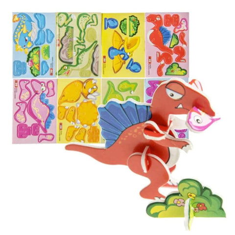 3D Dinosaur Model Kits - Kids Party Craft