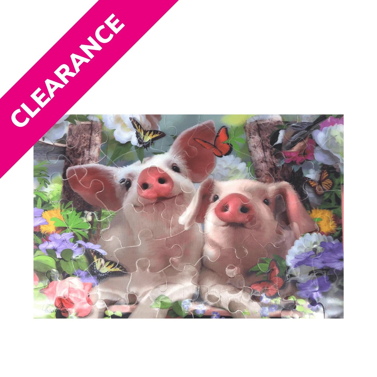 3D Farm Piglets Jigsaw Puzzle - PoundToys