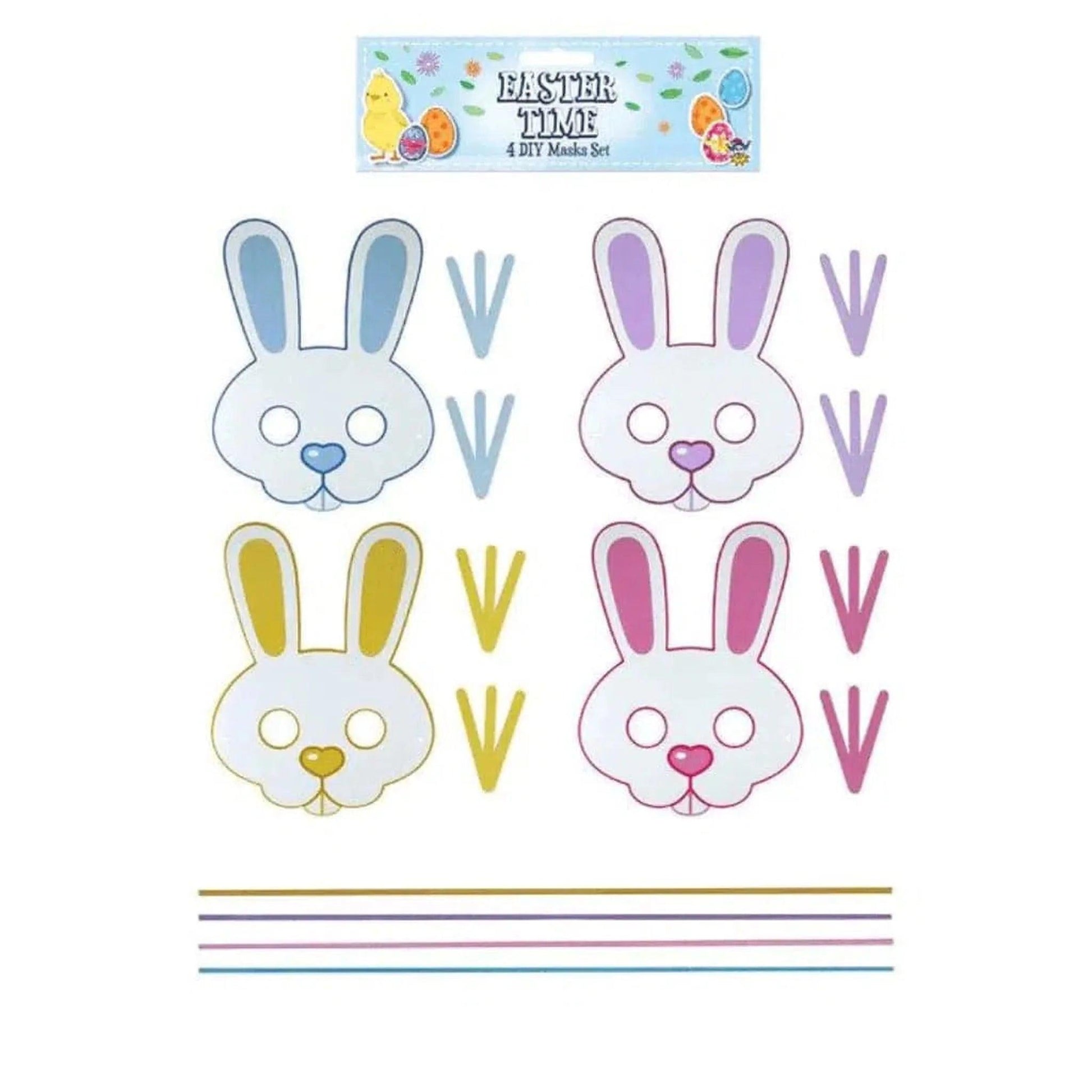 4 Pack DIY Easter Mask Set - PoundToys