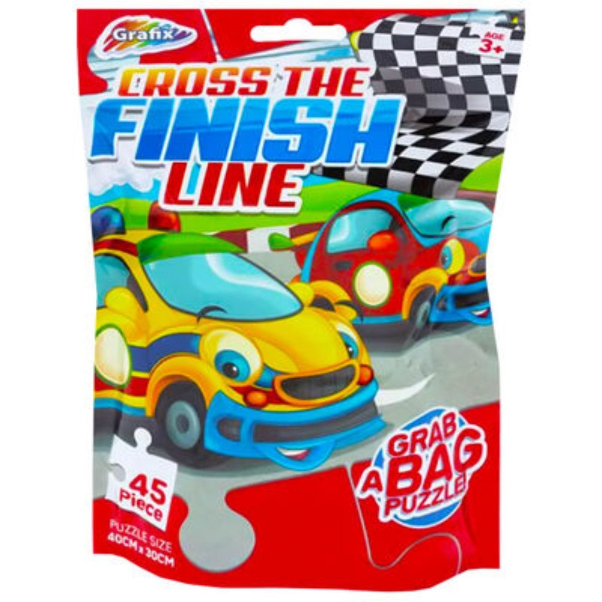 45 Piece Racing Puzzle Bag - PoundToys