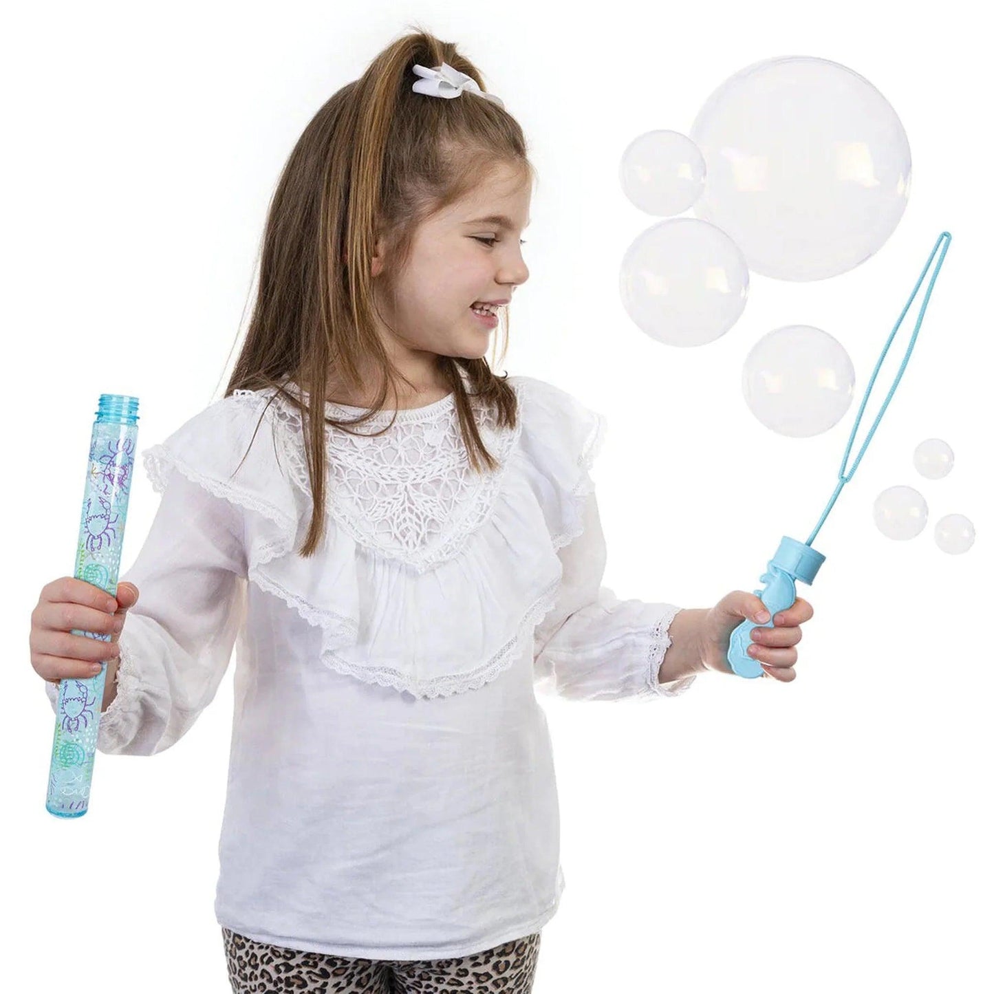 5 Pack Large Scented Mermaid Bubble Wands - PoundToys