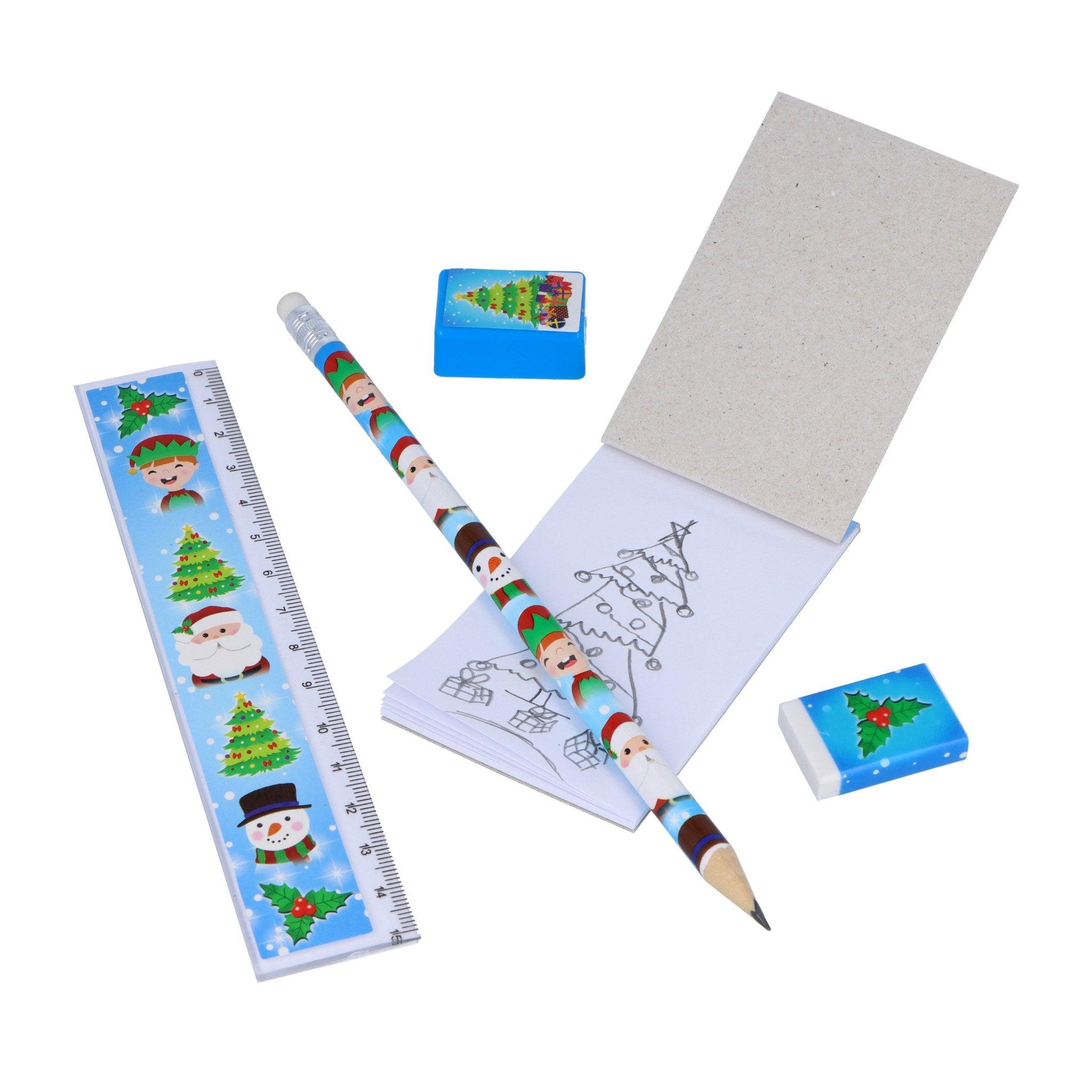 5 Piece Christmas Stationery Sets - PoundToys