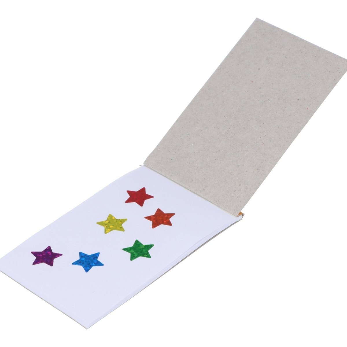 500 Holographic Star Stickers in 6 Assorted Colours – 100pcs per sheet - PoundToys