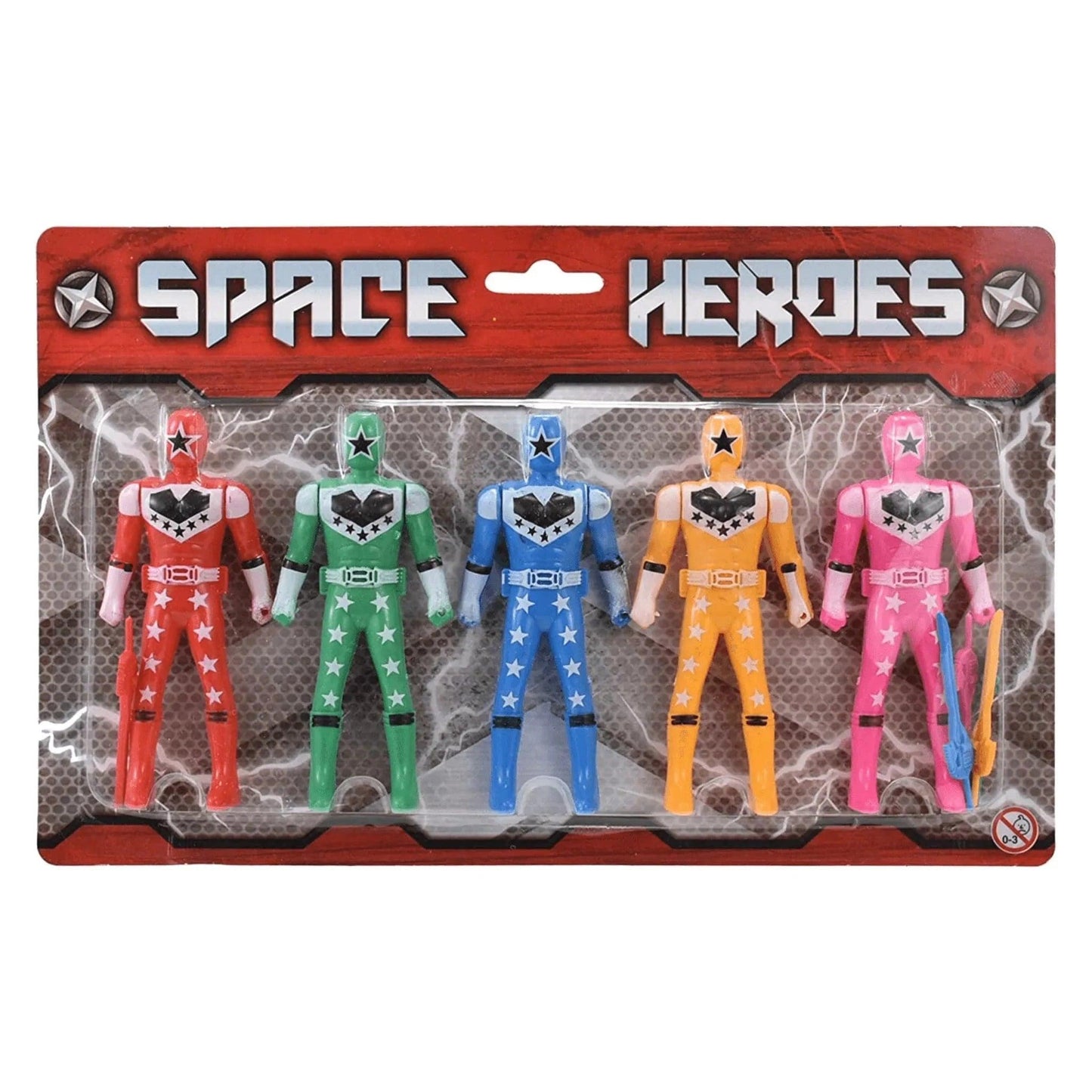 5Pc Space Heroes - PoundToys