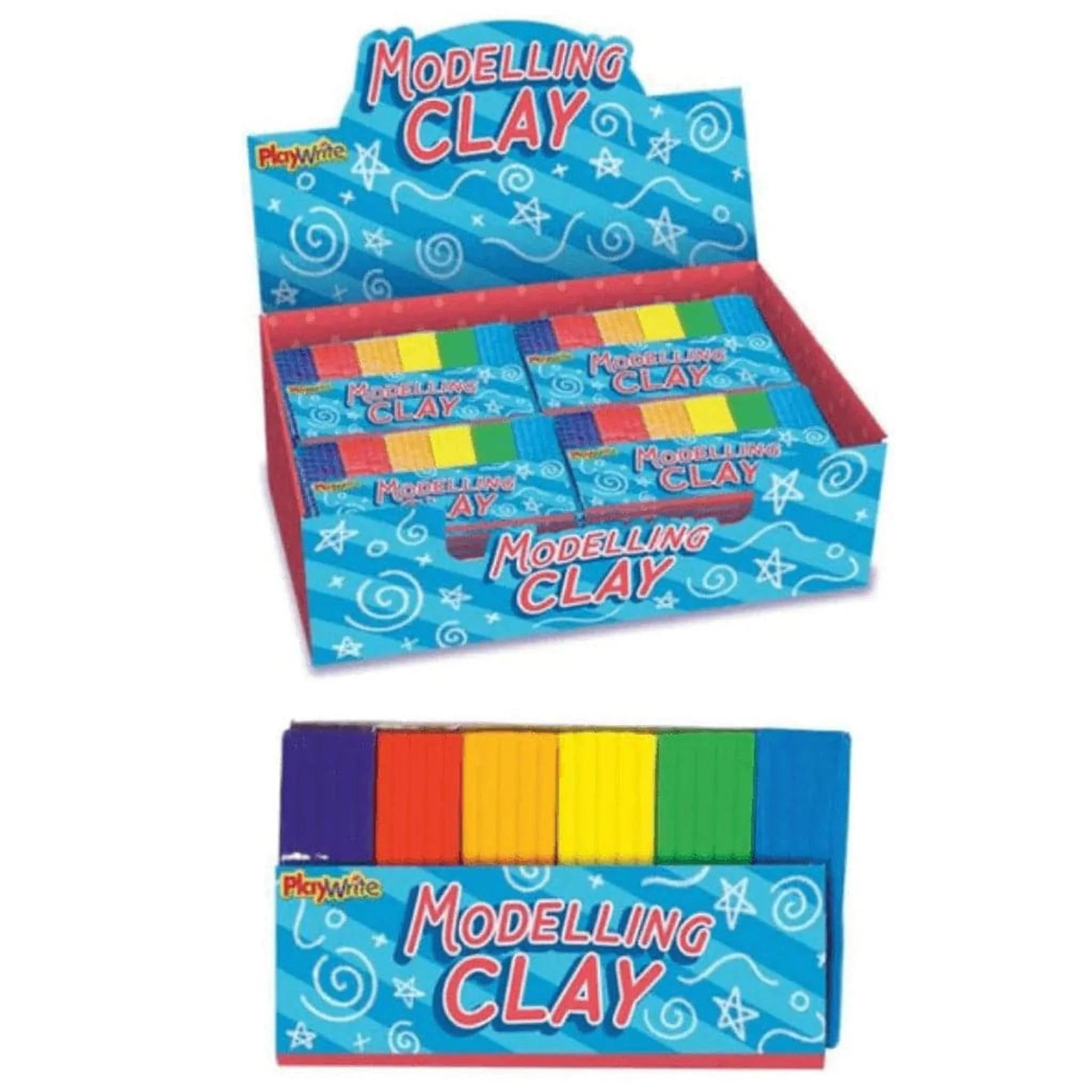 6 Colour Pack Modelling Clay - PoundToys