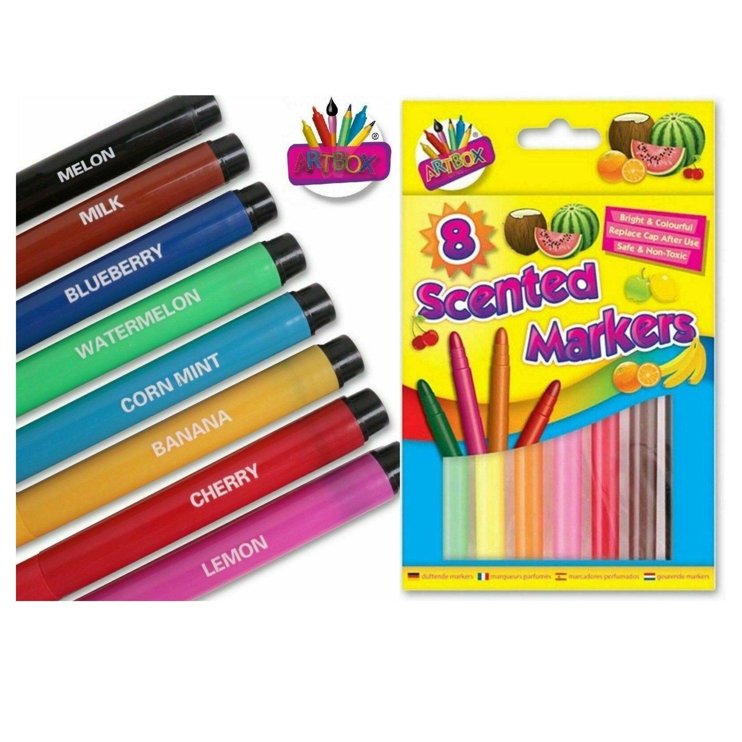 8 Scented Markers - PoundToys