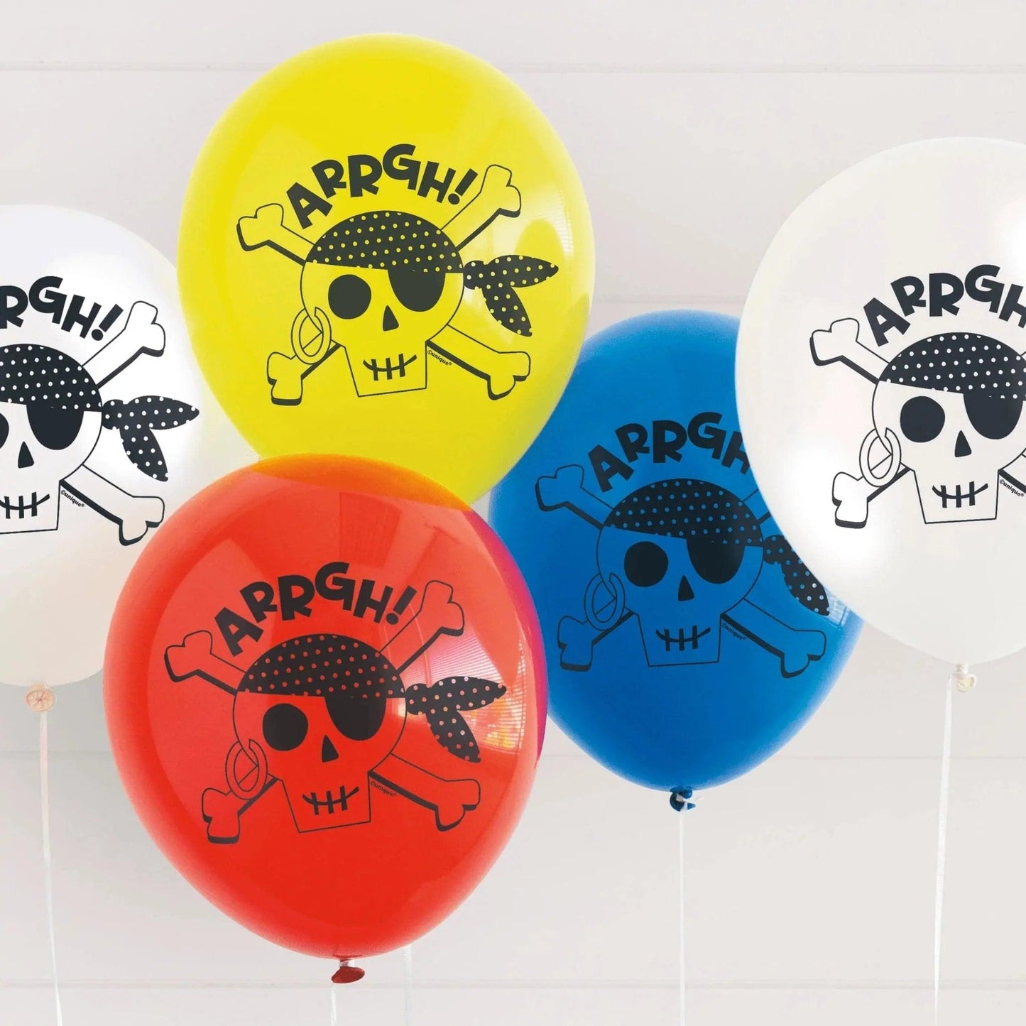 Ahoy Pirate 12" Latex Balloons - PoundToys