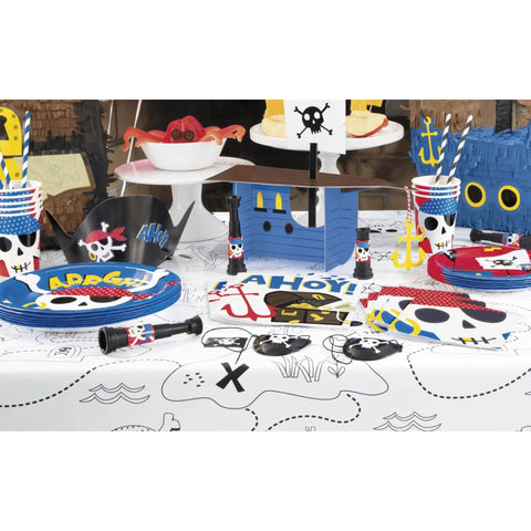 Ahoy Pirate Party Hats 8pk - PoundToys