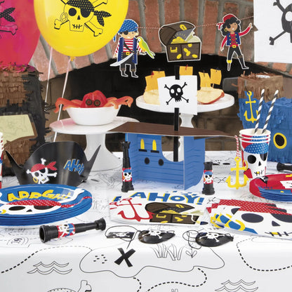Ahoy Pirate Ship Centrepiece Table Decoration - PoundToys