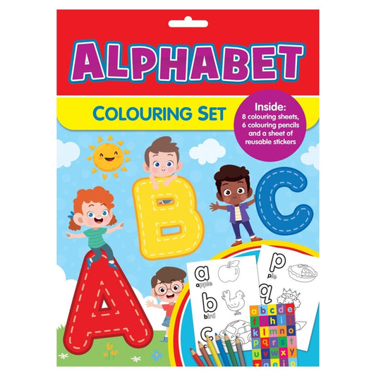 Alphabet Colouring Set - PoundToys