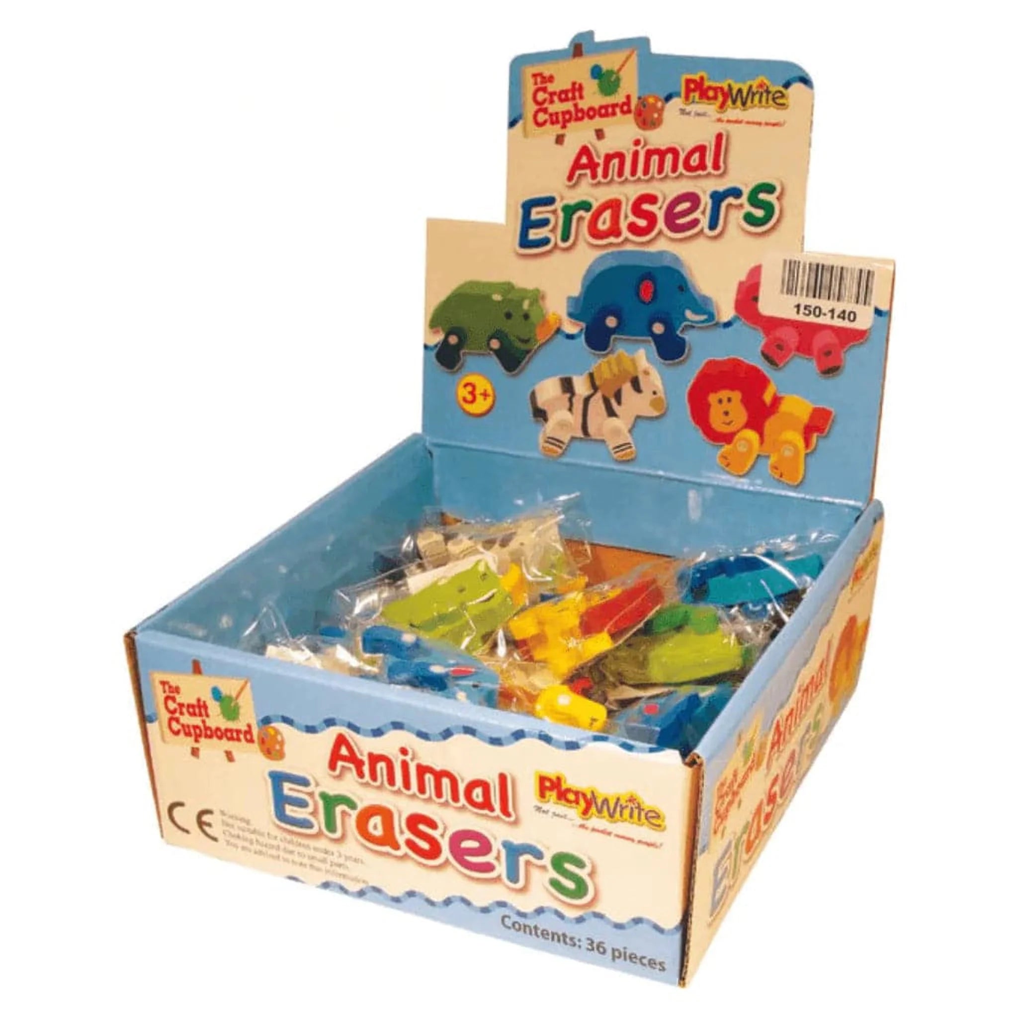 Animal 3D Erasers 6cm - Kids Party Craft