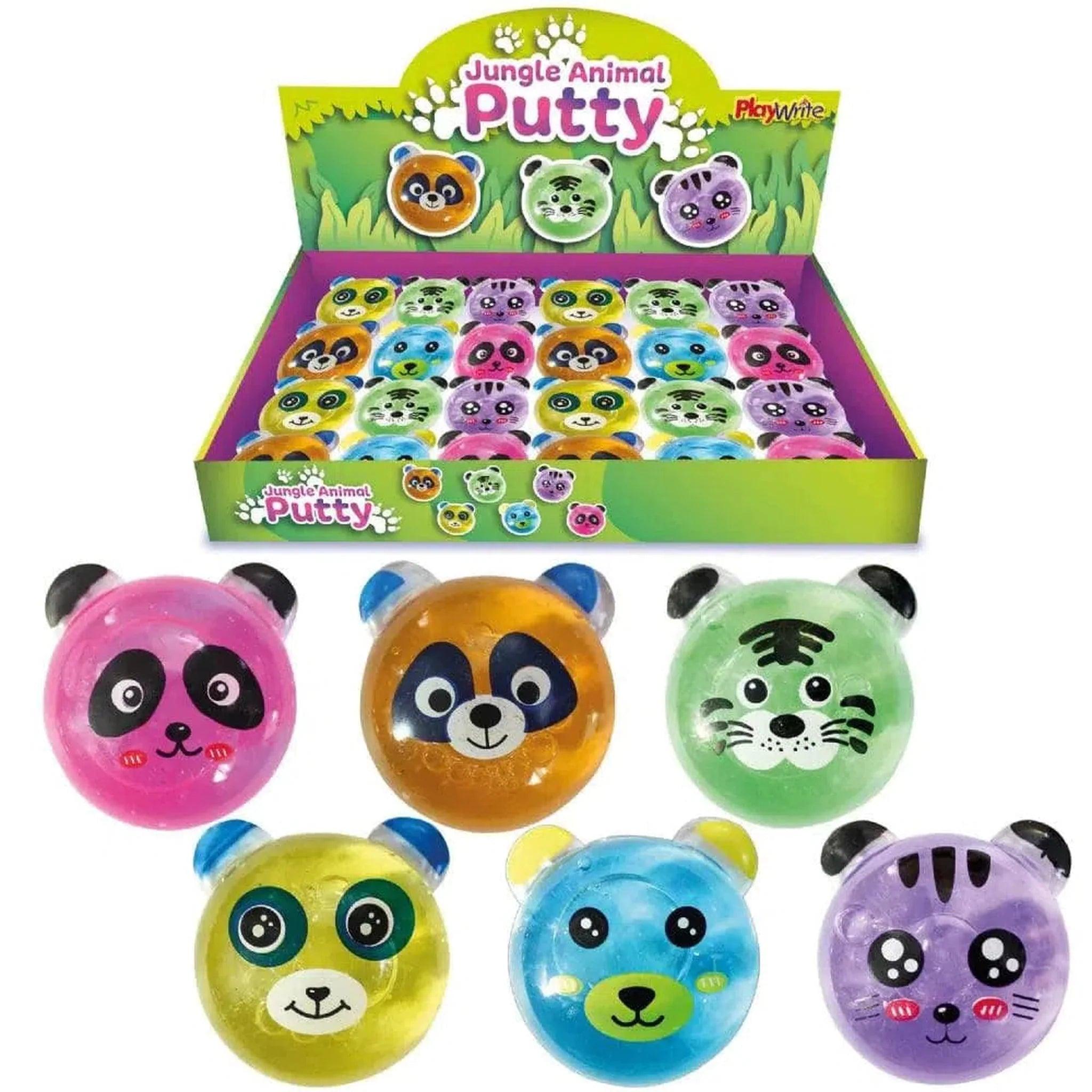 Animal Face Putty Tubs - PoundToys