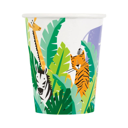 Animal Safari 9oz Cups 8pk - PoundToys