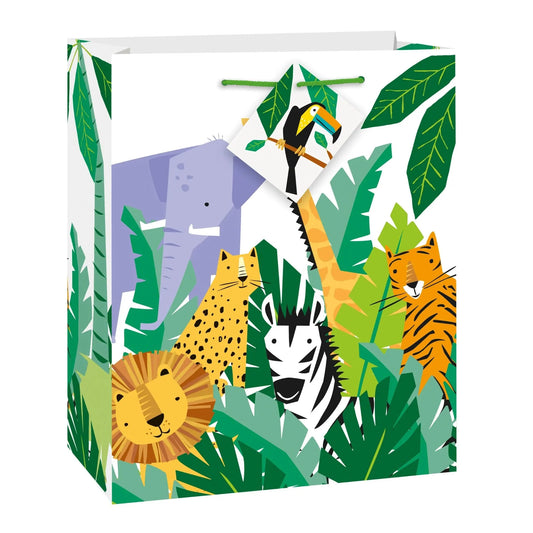 Animal Safari Party Gift Bag (Medium) - PoundToys