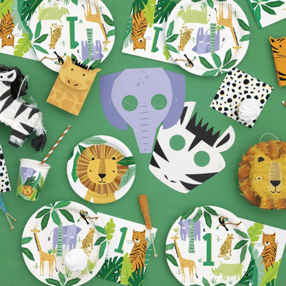 Animal Safari Table Decorating Kit 5pc - PoundToys
