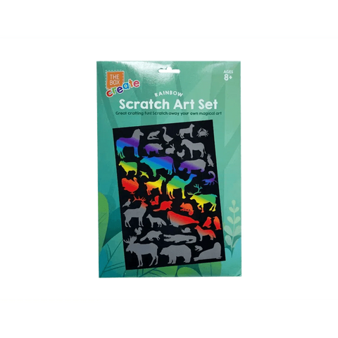 Animal Scratch Art Set - Kids Party Craft