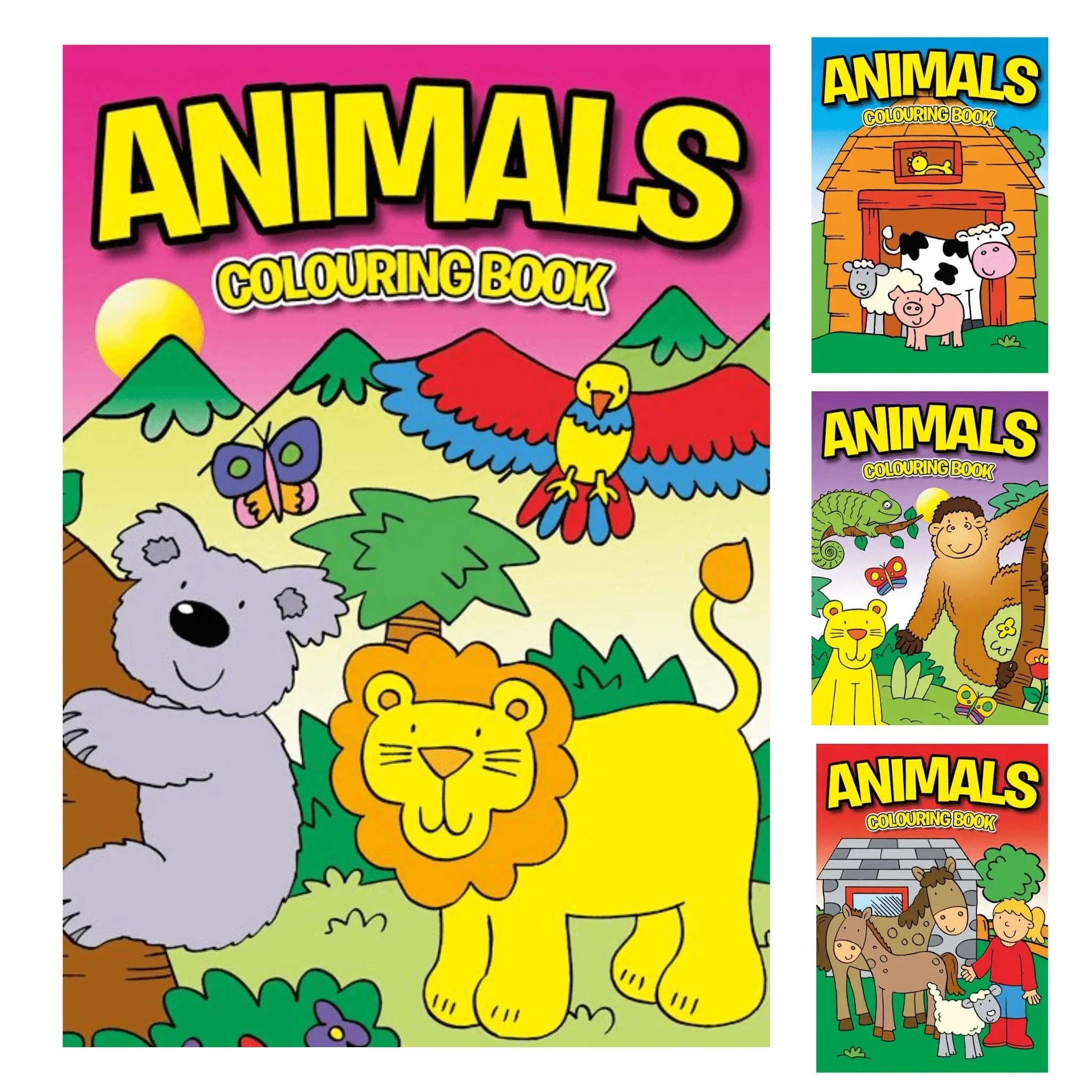 Animals Colouring Book A4 - PoundToys