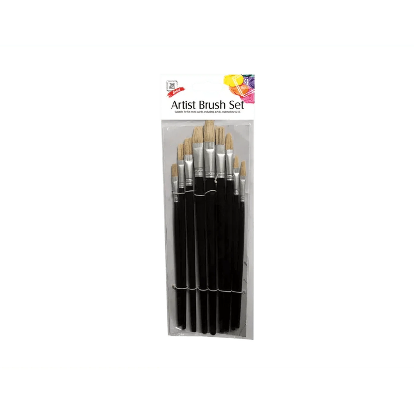 Artist Brushes - 9 Pack - PoundToys