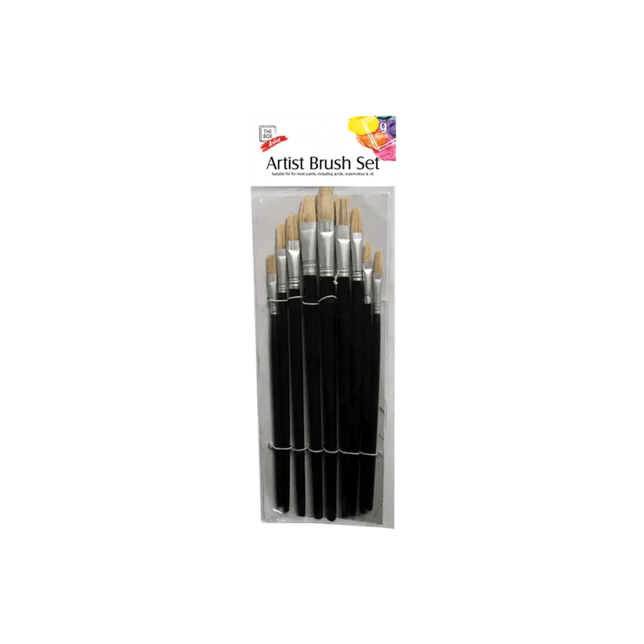 Artist Brushes - 9 Pack - PoundToys