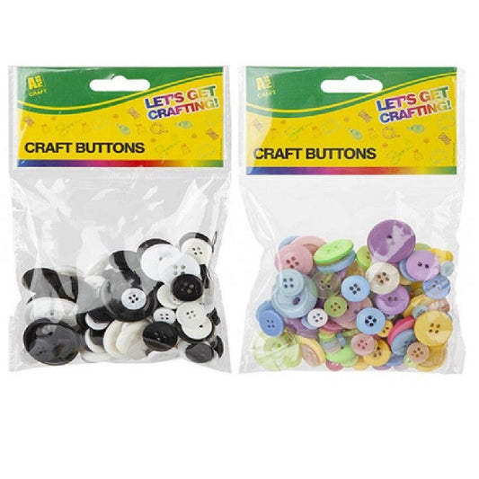 Assorted Craft Buttons - PoundToys