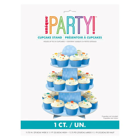 Baby Blue Cupcake Stand - Kids Party Craft