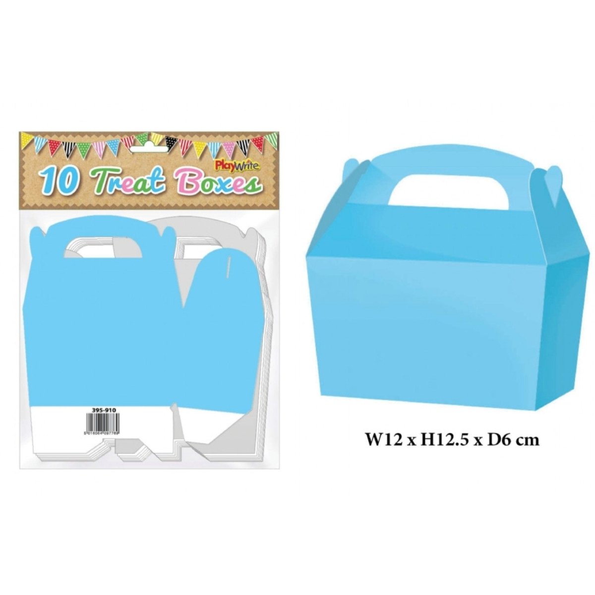 Baby Blue Treat Box 12cm Pack of 10 - PoundToys