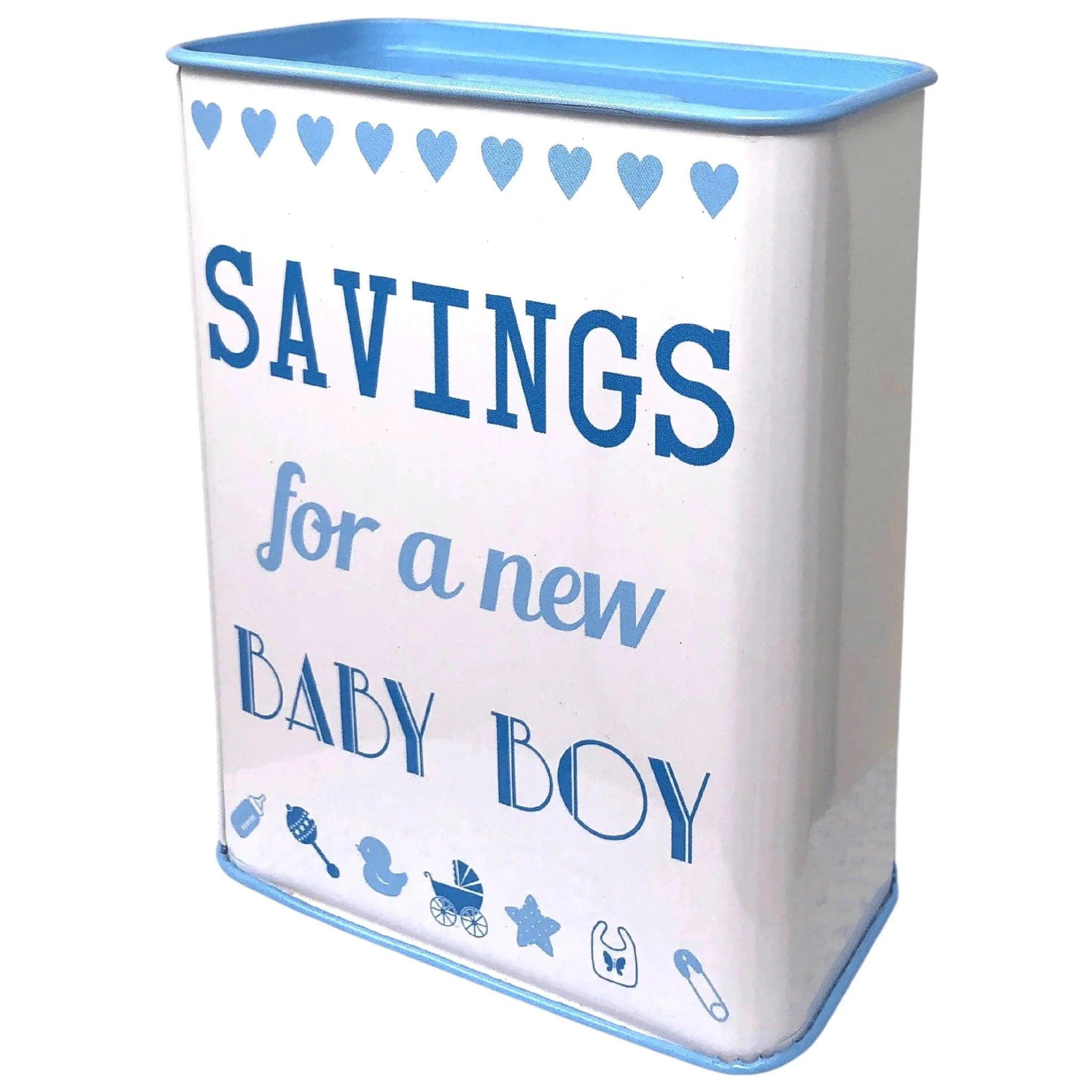 Baby Boy Money Saving Tin - PoundToys