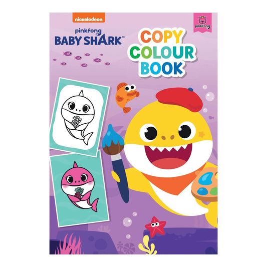 Baby Shark Copy Colour Book - PoundToys