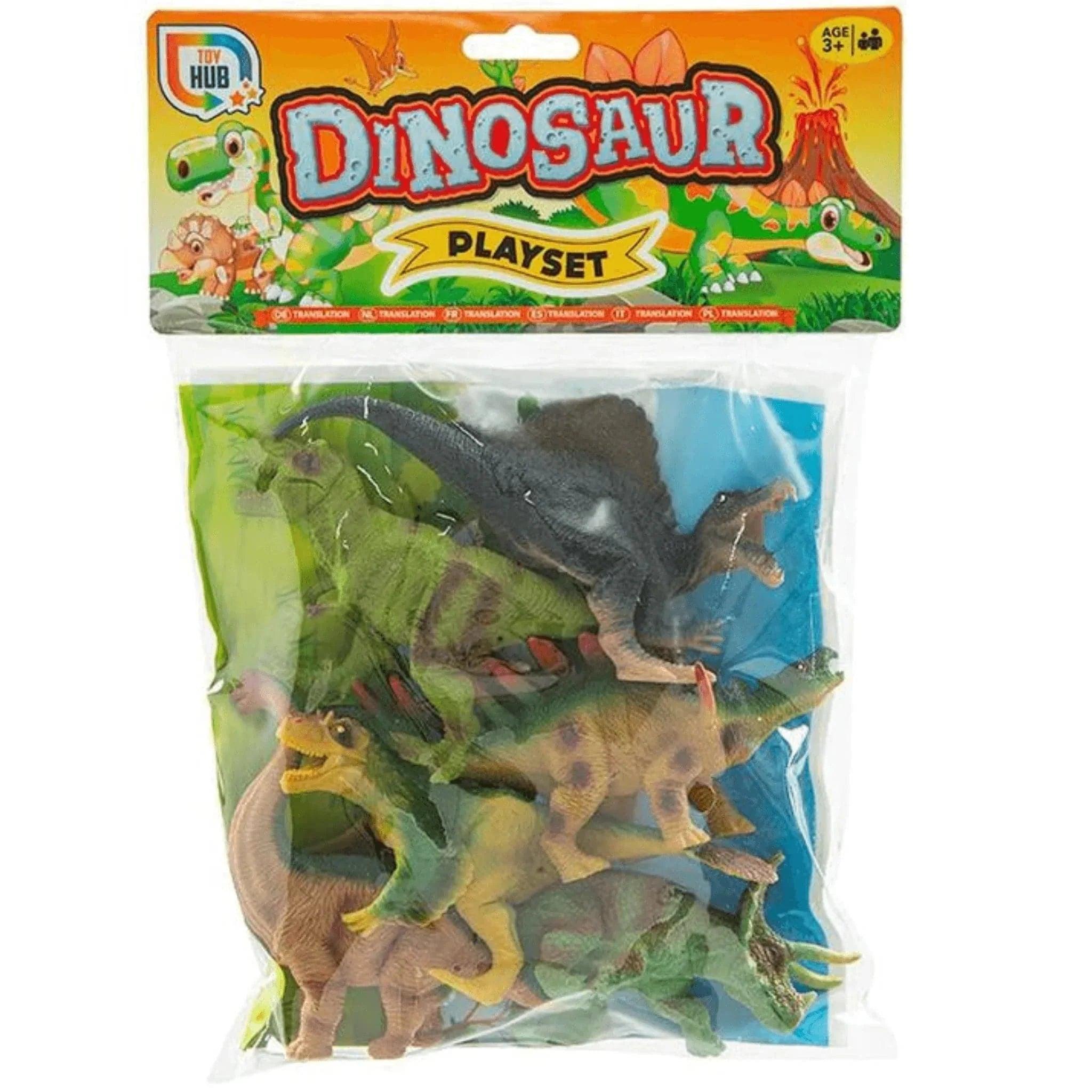 Bag Of 6" Dinosaur Play Set - PoundToys