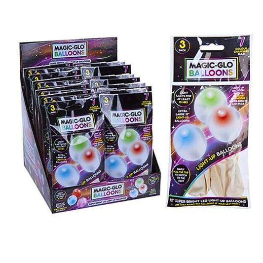 Balloons Light Up 3 Pack - PoundToys