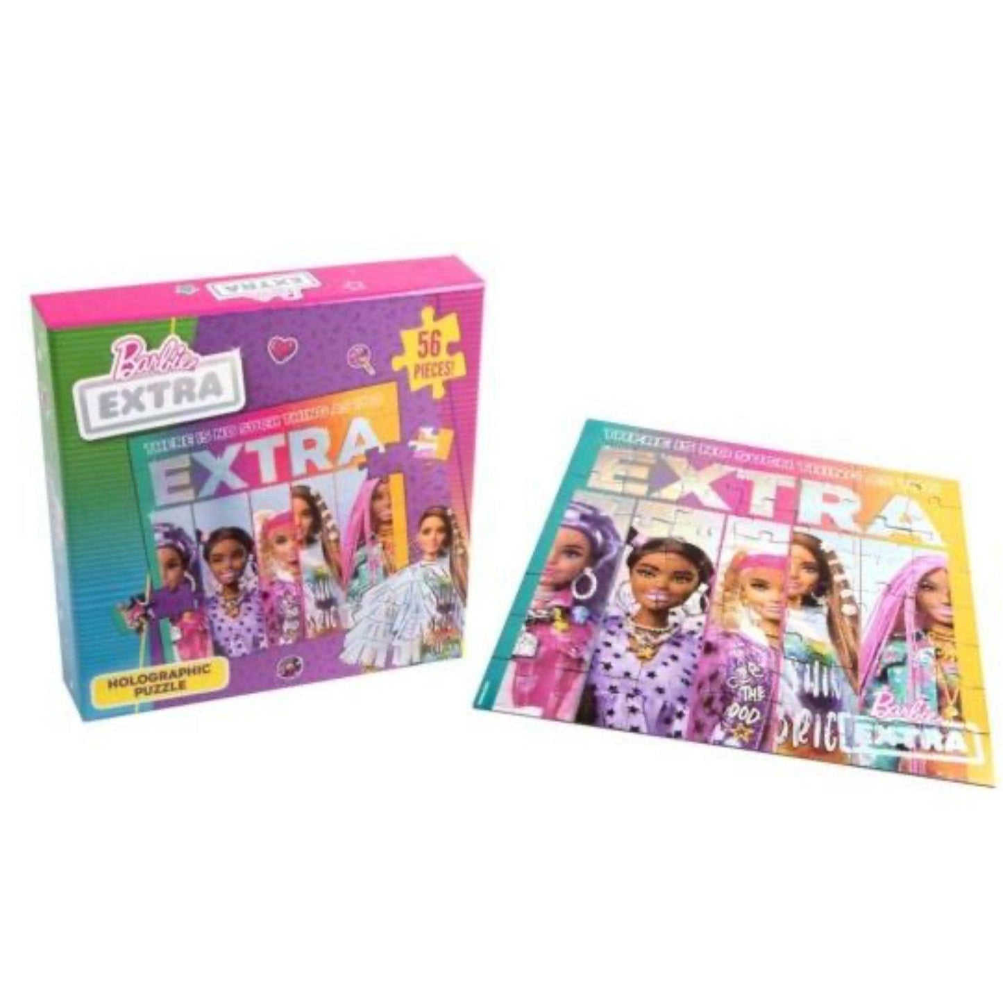 Barbie 56pc Holographic Puzzle - PoundToys