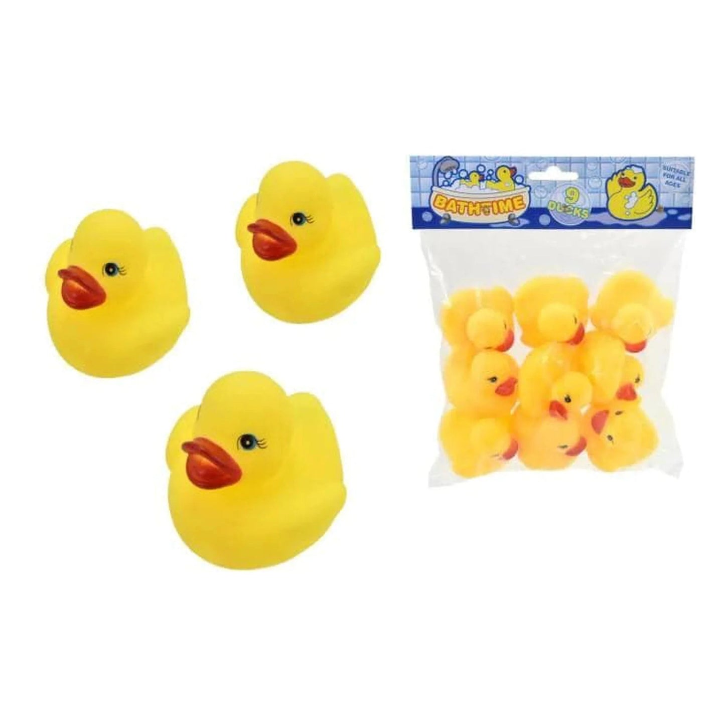 Bath Ducks 9 Piece - PoundToys