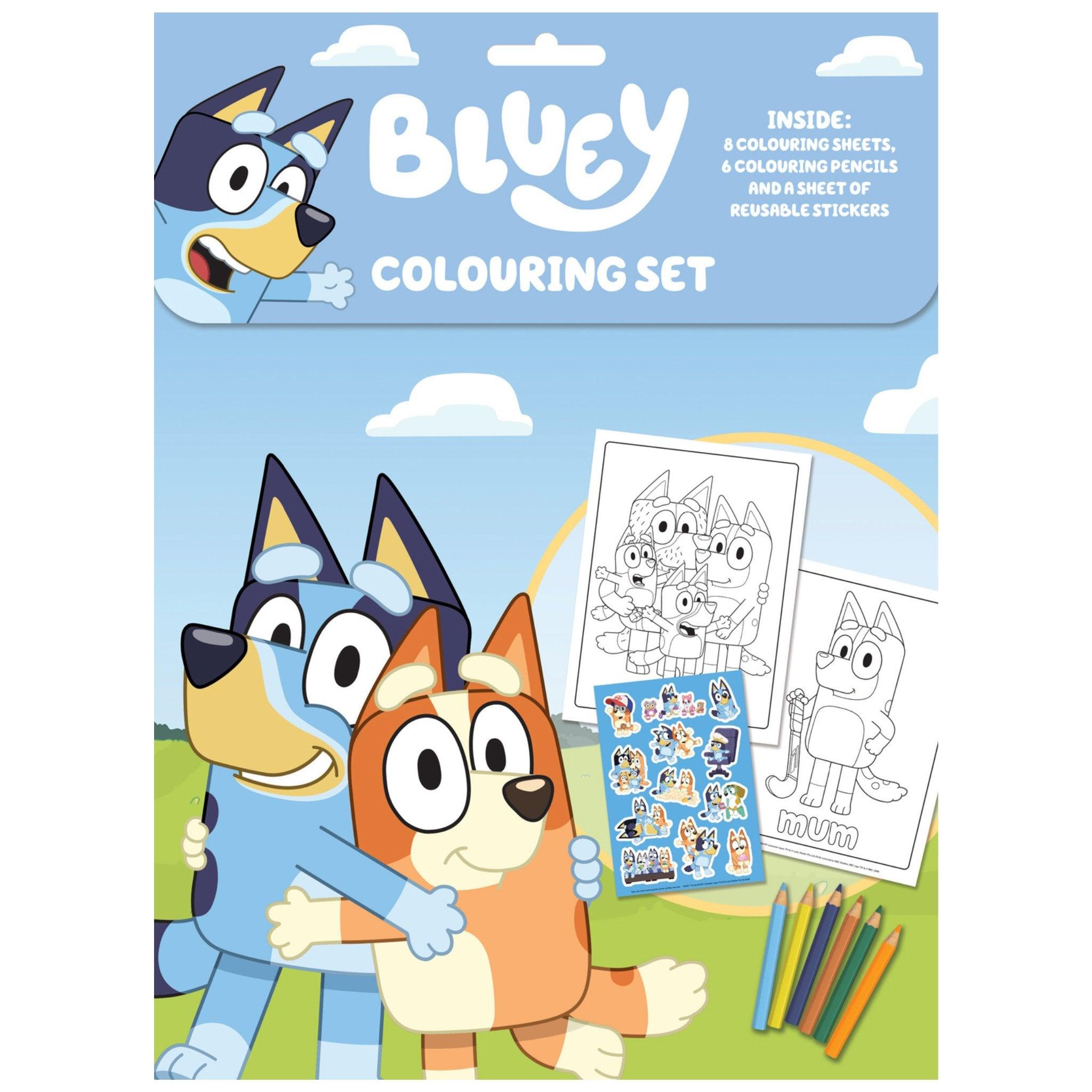 Bluey Colouring Set - PoundToys