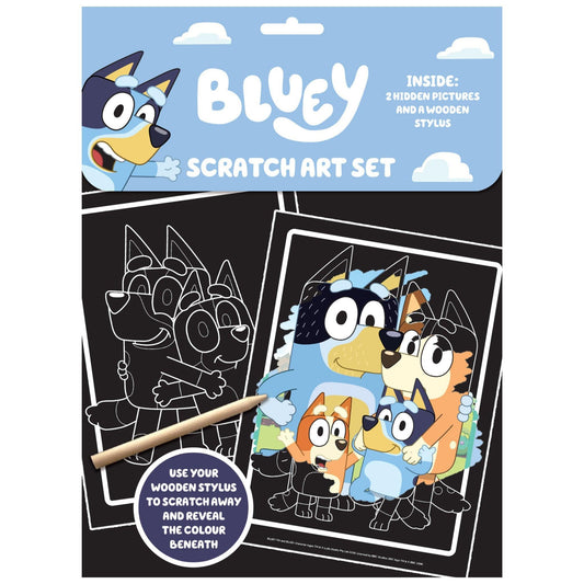 Bluey Scratch Art Set - PoundToys