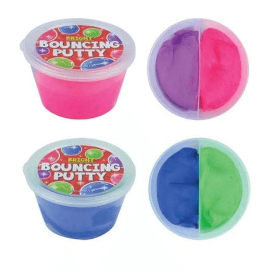 Bouncing Putty Tubs 2 Colour - PoundToys