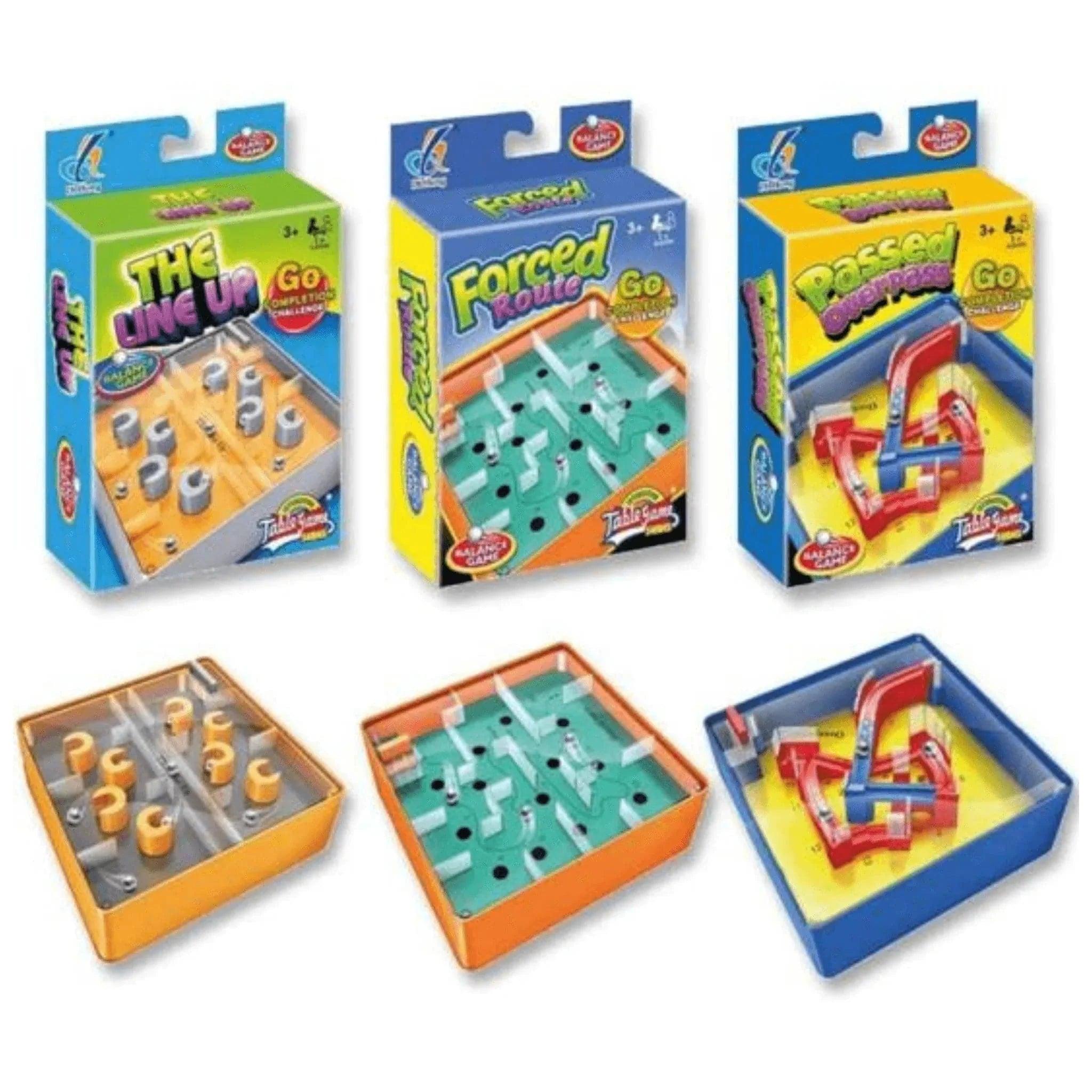 Brain Teaser Maze Games 18x12.5x4cm - PoundToys