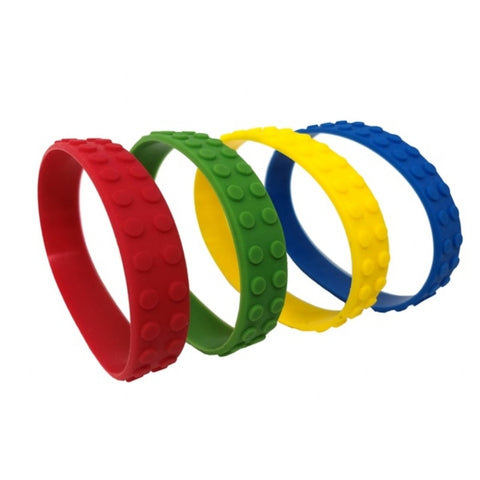 Bricks Silicone Bracelet 7cm - Kids Party Craft